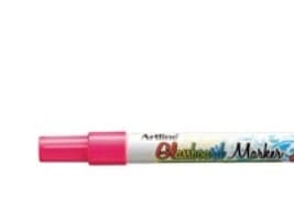 Glastavlemarker Artline, bred tip, pink