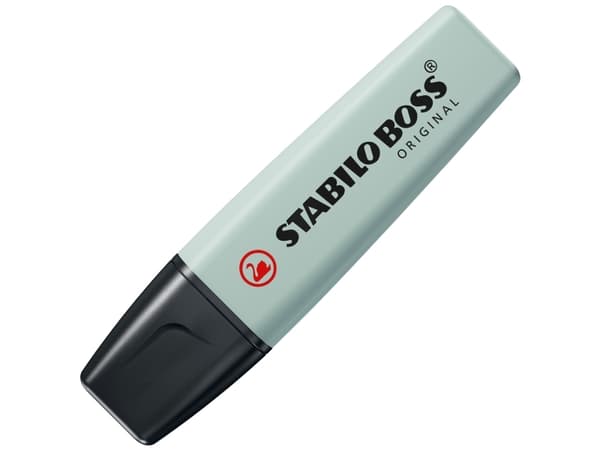 STABILO BOSS ORIGINAL NatureColors, 1 styck, Grön, 18 År, Mejselspets, Svart, Grön, Plast