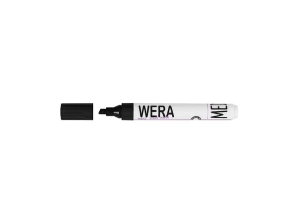 Wera Permanent Marker 1-4mm Sort - (12 stk.)