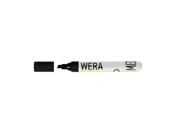 Wera Whiteboardmarker 1-4mm Sort - (12 stk.)