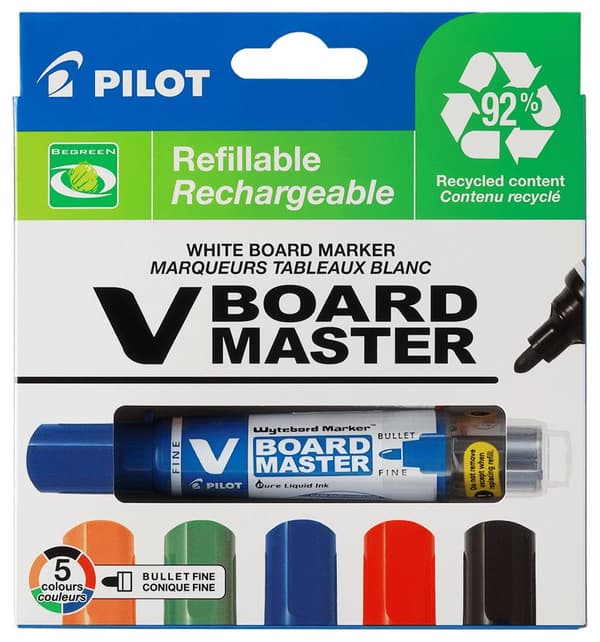 Whiteboardpenna Konisk 5-p, Pilot