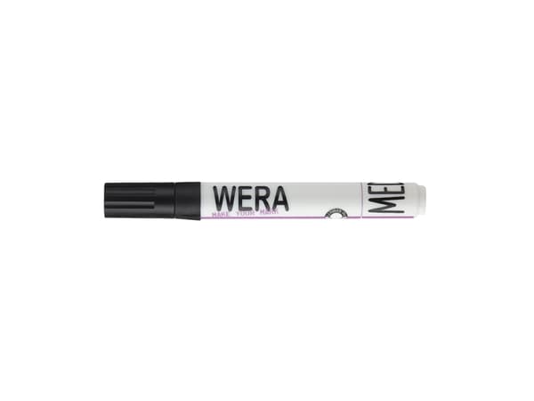 Wera Permanent Marker 1-3mm Sort - (12 stk.)