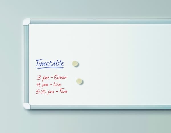 Edding 361 Whiteboard, 4 stykker, Sort, Blå, Grønn, Rød, Projektil spiss, Plast, Rund, 1 mm
