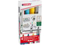 Miniatyrbilde 2 av 5: Edding 385 Flipchart, 4 stykker, Blå, Oransje, Sølv, Gult, Pensel tupp, Plast, Rund, 1 mm