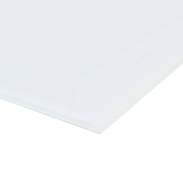 vidaXL Whiteboard magnetisk väggmonterad glas 60x40 cm