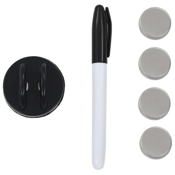 vidaXL Whiteboard magnetisk väggmonterad glas 60x40 cm