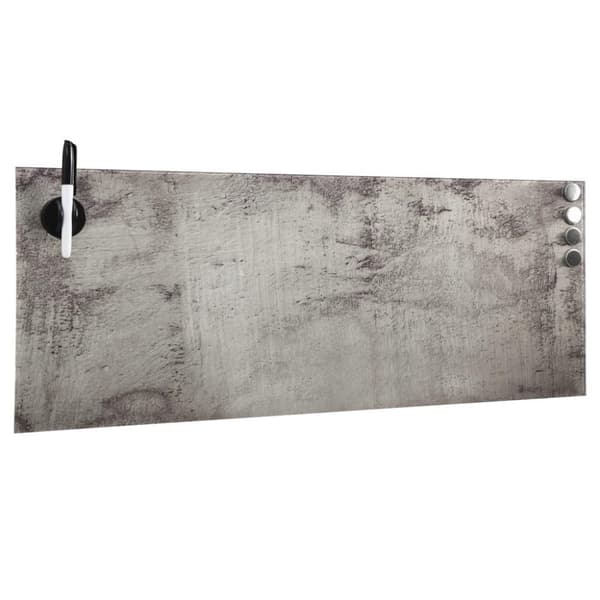 vidaXL væghængt magnettavle 60x20 cm glas