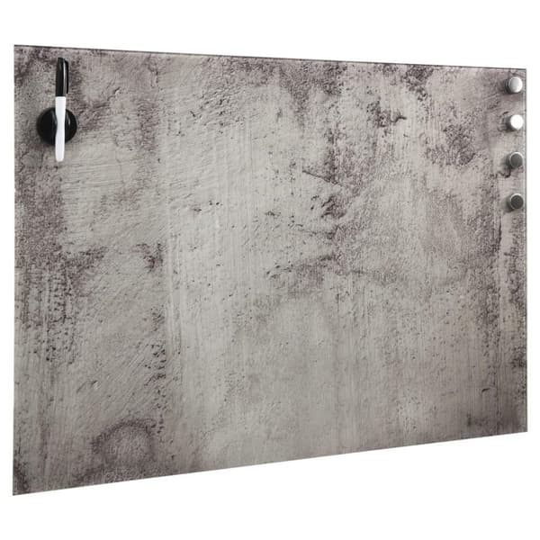vidaXL Veggmontert magnetisk tavle glass 50x30 cm