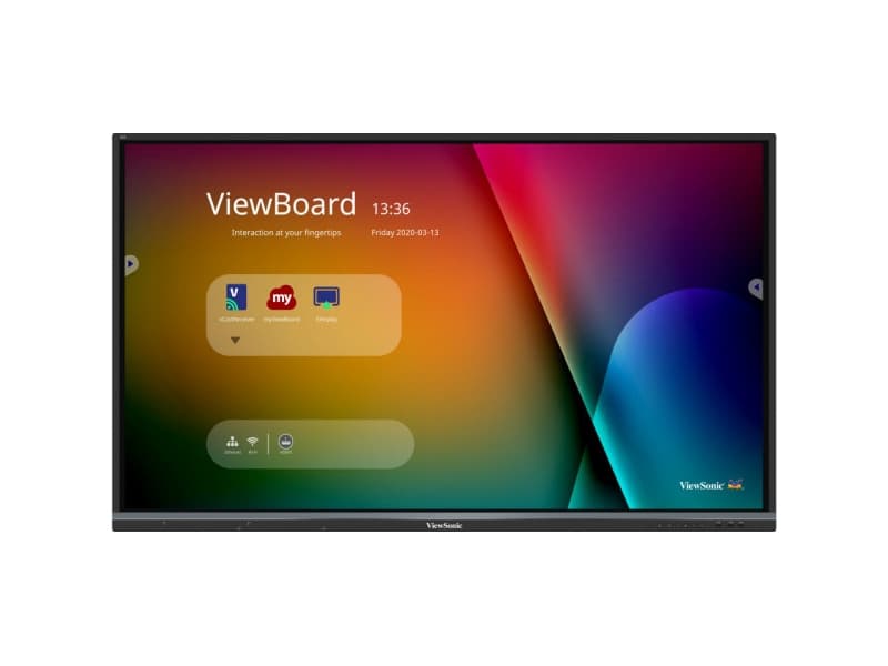 Viewsonic IFP6550-3 interaktiva whiteboards 165,1 cm (65") 3840 x 2160 pixlar Pekskärm Svart HDMI