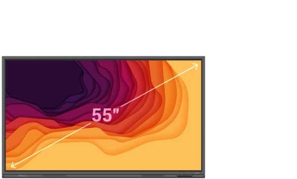 Newline Lyra, 139,7 cm (55"), 1211 x 682 mm, 400 cd/m², 1,07 miljardia väriä, 3840 x 2160 pikseliä, 4K Ultra HD