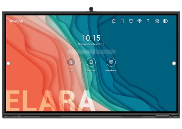 Newline Elara, 165,1 cm (65"), 1428 x 804 mm, 400 cd/m², 1,07 miljardia väriä, 3840 x 2160 pikseliä, 4K Ultra HD
