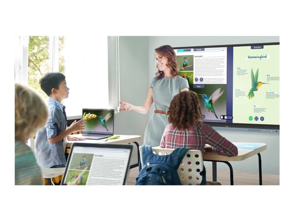 BenQ Board Master RM6504 - 65" Diagonalklasse RM04 Series LED-bakgrunnsbelyst LCD-skjerm - utdannelse - med innebygd interaktiv tusjtavle, berøringss
