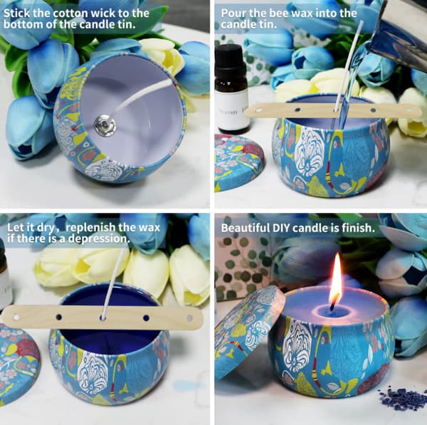 INF Ljus gör-det-själv-verktygsset 100-pack Flerfärgad 15 cm