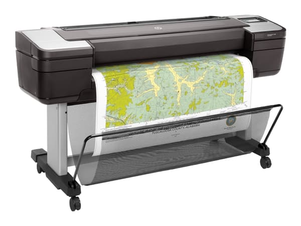 HP DesignJet T1700 - 44" storformatsskriver - farge - ink-jet - 1118 x 1676 mm - 2400 x 1200 dpi - inntil 0.55 min/side - Gigabit LAN, USB-vert - kut