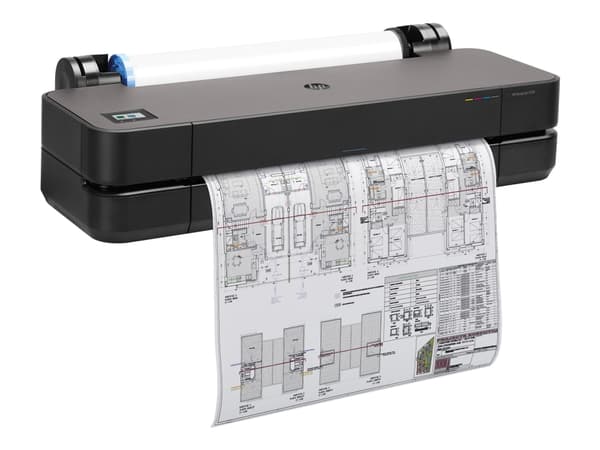 HP DesignJet T250 - 24" storformatsskriver - farge - ink-jet - A1, ANSI D - 2400 x 1200 dpi - inntil 0.5 min/side (mono) / inntil 0.5 min/side (farge