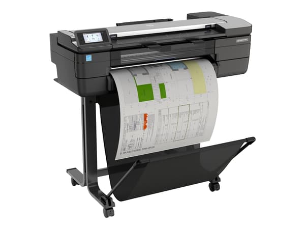 HP Designjet T830 -monitoimitulostin, 24 tuumaa, Mustesuihku, 2400 x 1200 DPI, CALS G4, HP-GL/2, HP-RTL, TIFF, URF, Syaani, Magenta, Mattamusta, Kelt