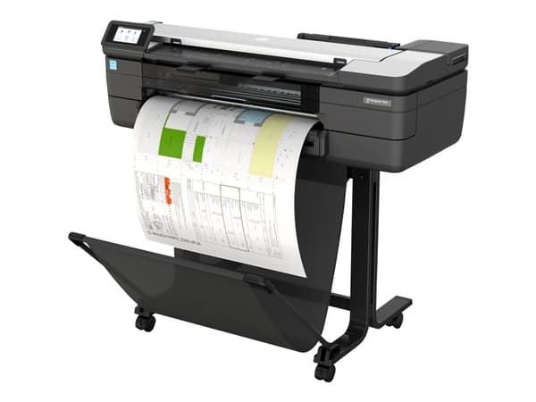 HP Designjet T830 -monitoimitulostin, 24 tuumaa, Mustesuihku, 2400 x 1200 DPI, CALS G4, HP-GL/2, HP-RTL, TIFF, URF, Syaani, Magenta, Mattamusta, Kelt