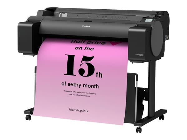 Canon imagePROGRAF GP-300 - 36" storformatsskriver - farge - ink-jet - Rull (91,4 cm) - USB 2.0, Gigabit LAN, USB-vert, Wi-Fi(n)