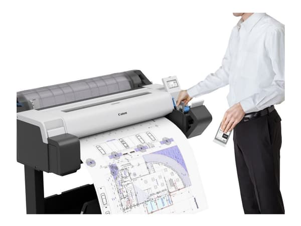 Canon imagePROGRAF TM-340 - 36" storformatsskriver - farge - ink-jet - Rull (91,7 cm) - Gigabit LAN, Wi-Fi(n), USB 2.0 vert