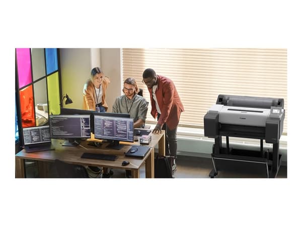 Canon imagePROGRAF TM-255 - 24" storformatsskriver - farge - ink-jet - Rull (61 cm) - Gigabit LAN, Wi-Fi(n), USB 2.0 vert