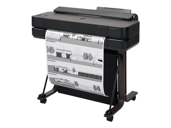 HP DesignJet T650 - 24" storformatsskriver - farge - ink-jet - Rull (61 cm) - 2400 x 1200 dpi - inntil 0.43 min/side (mono) / inntil 0.43 min/side (f