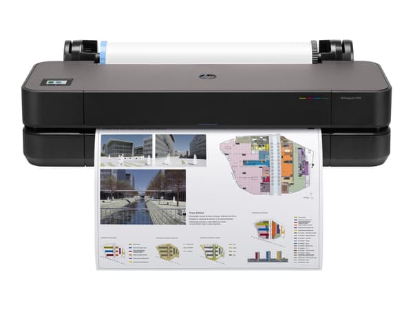 HP DesignJet T250 - 24" storformatsskriver - farge - ink-jet - A1, ANSI D - 2400 x 1200 dpi - inntil 0.5 min/side (mono) / inntil 0.5 min/side (farge