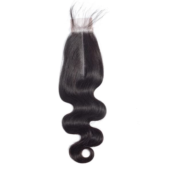 Body Wave Lace Closure, 20 till 24 tum,24tum, 2x6 Stängning Endast
