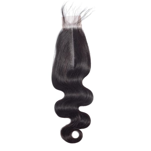 Body Wave Lace Closure, 20 till 24 tum,24tum, 2x6 Stängning Endast