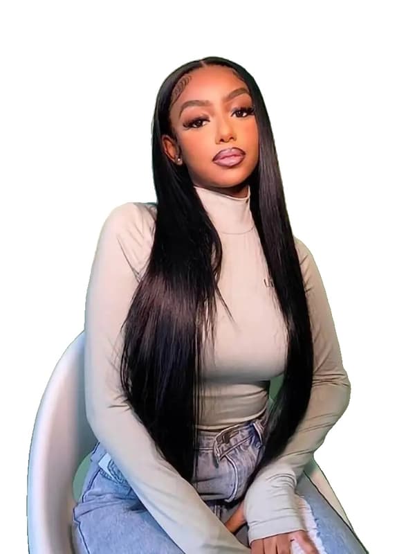 Mänskliga Hårperuker, HD Transparent Spetsfrontal, Limfri Peruk, 4x4 Lace Wig, 4 tum, 200 densitet
