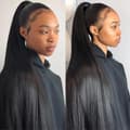 Pikkukuva 2 / 2: Brasilialainen suora hiusten peruukki, 100% ihmisen hiusta, HD-pitsiteknologia, 360 Lace Wig, 22 tuumaa, 180%