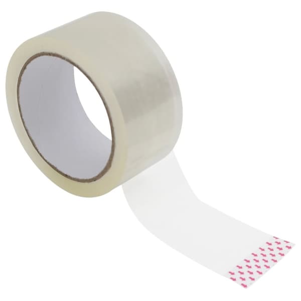 vidaXL Pakkausteippi 12 kpl läpinäkyvä 48 mm x 66 m