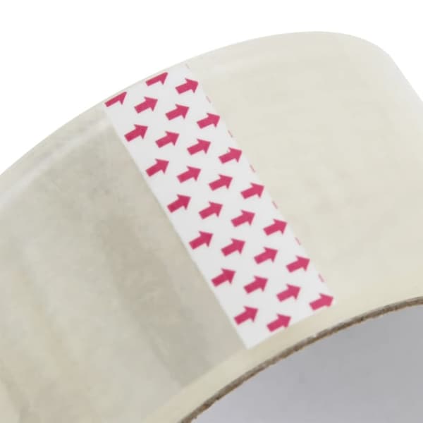 vidaXL Emballasjetape 72 stk gjennomsiktig 48 mm x 66 m