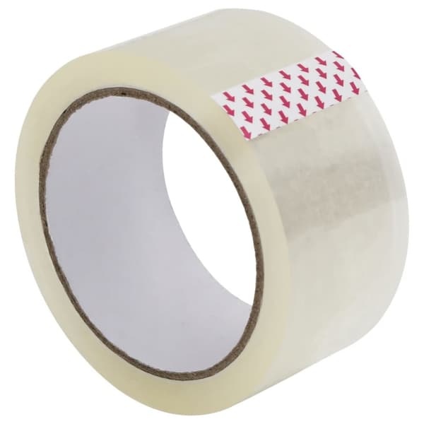 Förpackningstejp 12 st transparent 48 mm x 66 m