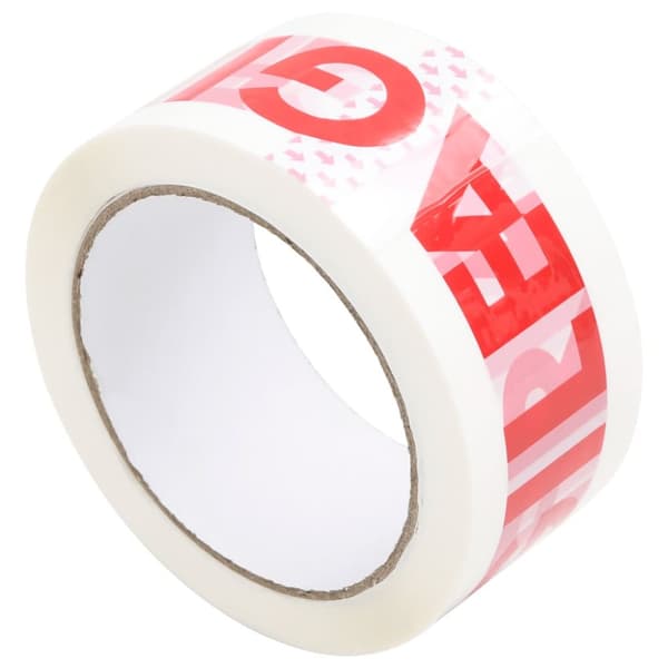 Förpackningstejp 72 st FRAGILE vit 48 mm x 66 m