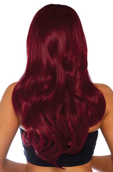 Leg Avenue Long Wavy Wig Red