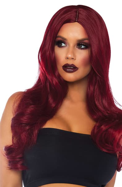 Leg Avenue Long Wavy Wig Red