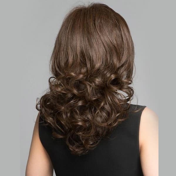 Fake Hair/Wig - Long Curly Hair - Light/Dark Brown