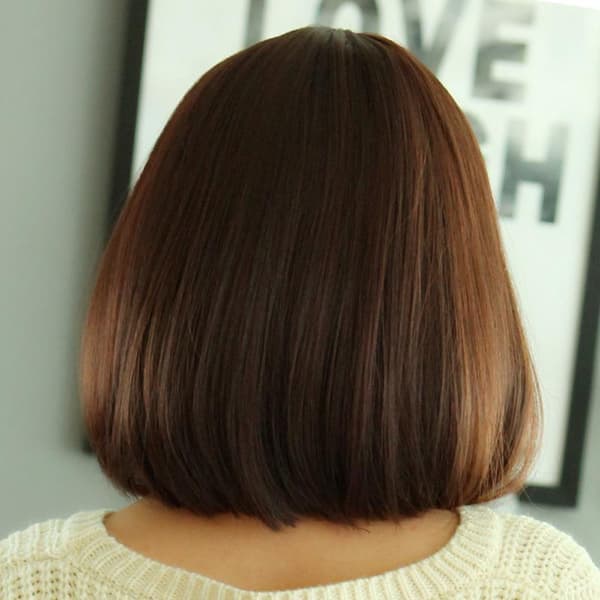 Hair Extension/Wig - Neck-length locks - Light/Dark Brown