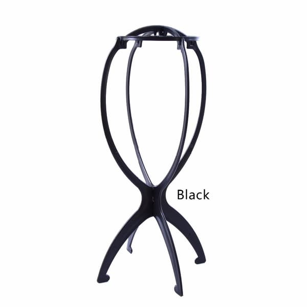 Wig Stand + Hair/Wigcap + Comb 4 pack