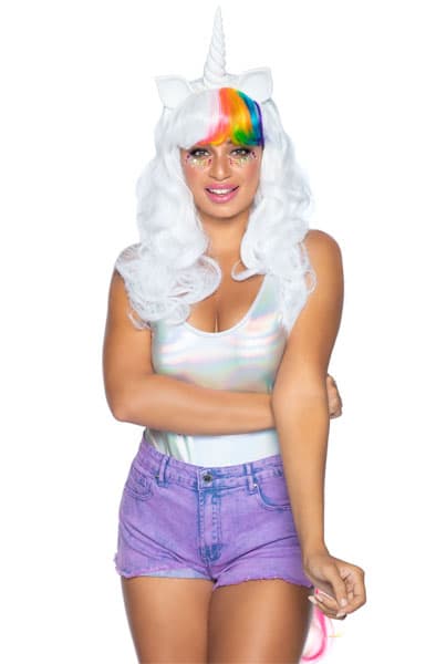 Leg Avenue Unicorn Wig Multicolor Parukk