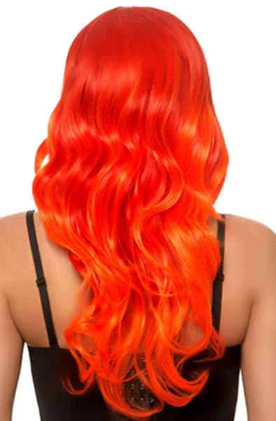 Leg Avenue Ombre Long Wavy Wig Orange Peruukki