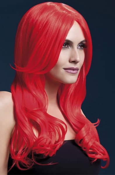 Fever Khloe Wig Neon Red Peruk