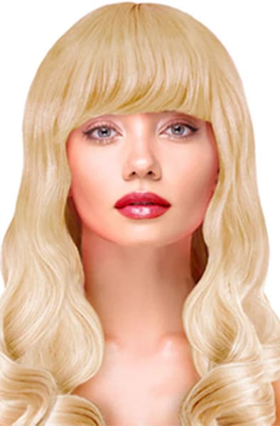 Party Wig Long Wavy Blonde Hair Peruk