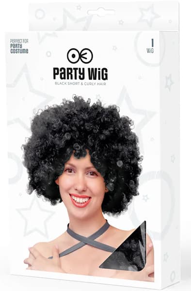 Party Wig Black Afro Hair Paryk