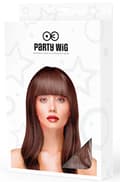 Pikkukuva 2 / 2: Party Wig Long Straight Brown Hair Peruukki