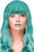 Miniatyrbild 1 av 2: Party Wig Long Wavy Turquoise Hair Peruk