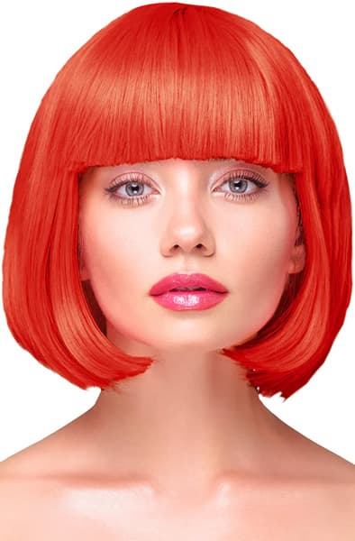 Party Wig Short Straight Red Hair Parukk