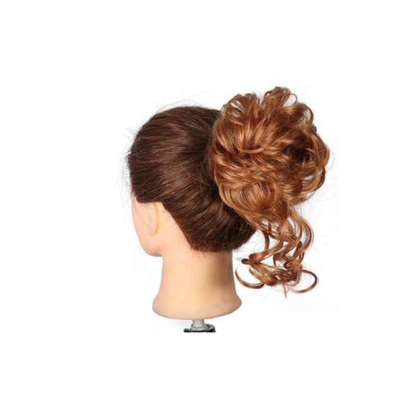 INF Pitkät hiukset nuttura Scrunchie-hiuslisäkkeen ympärille