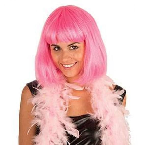 Kort parykk (rosa)