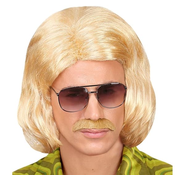 Parykk 70-talls Dandy blond